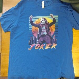 Bella Canvas DC Joker Blue Tee
